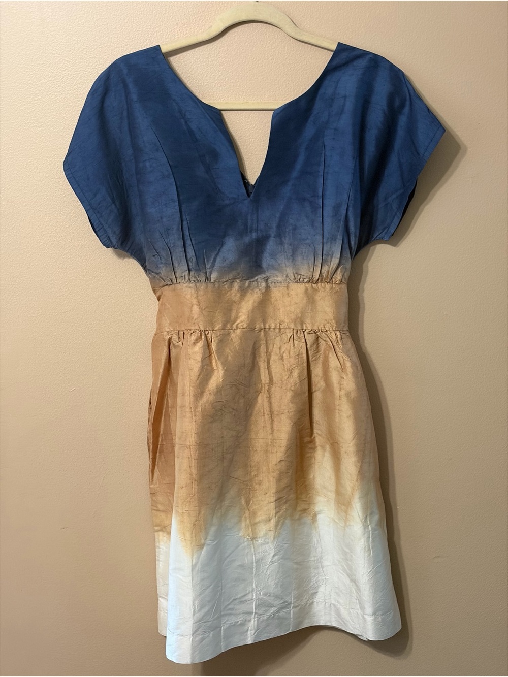 Calypso Silk Ombré Dress Size Medium